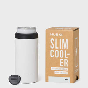 Huski: Huski Slim Can Cooler - White