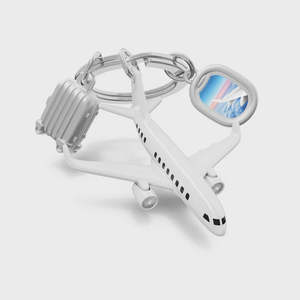 Stellar Haus Metalmorphose Keyring - Plane