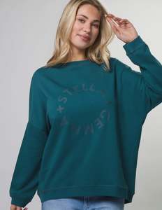 Stella Gemma: Stella + Gemma Newport Sweat - Teal Rotation
