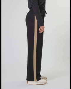 Stella Gemma: Stella + Gemma Trackside Pant - Black