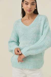 Isle Of Mine: Isle of Mine Pallas Jumper - Ice Blue