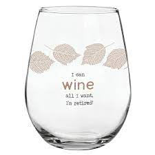 Artisanal Natural Life: Artisanal Wine Glass Wine, Retired