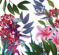 Image Gallery: Image Gallery Napkins Tropical Lily L