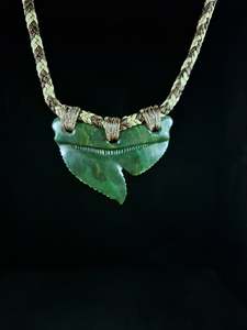Tiger Shark Tooth Pendant - Pounamu