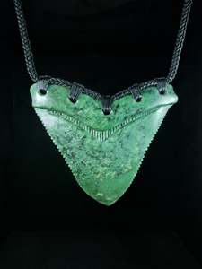 Pendants: Megalodon Tooth - XL Pounamu
