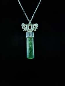 Silver Pekapeka - Pounamu Roimata