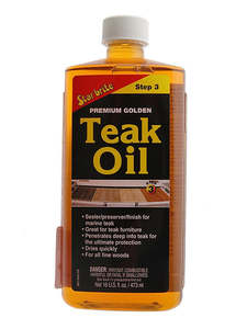 Cleaning Maintenance: Star Brite Premium Golden Teak Oil