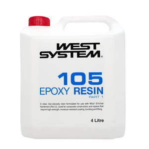Paint Adhesives Sealants: West System 105 Epoxy Resin 4L
