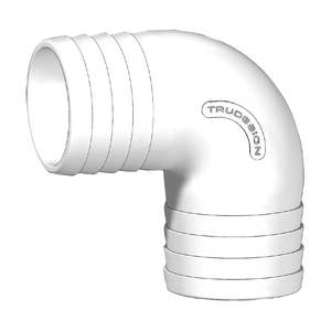 TruDesign 90° Elbow Connector 19mm White