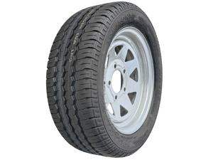 Trailer Parts: 13” Wheel and Tyre assembled - Trojan