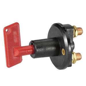 Batteries Accessories: Plastic Battery Master Switch with Removable Key - 61038BL