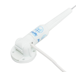 Vhf: Pacific Aerials SeaMaster VHF Antenna with Base and 1m Cable White P6091