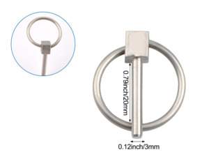 Shackles Caribenrs Clips: Lynch Pins stainless steel