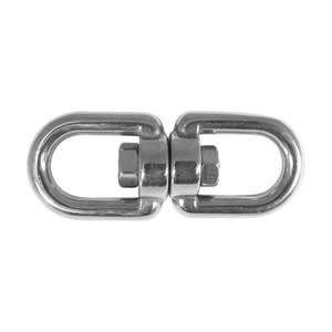 Shackles Caribenrs Clips: BLA Stainless Steel Eye and Eye Swivel