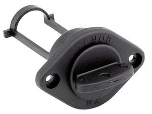 Bungs Plugs: Bung - Plastic Bung with 2 Screw Base