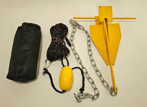 Ropes Lines: Small 2.4kg Danforth Anchor Kit