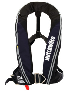 Life Jackets: Hutchwilco 170N Super Comfort Auto Deck Inflatable Navy Life Jacket