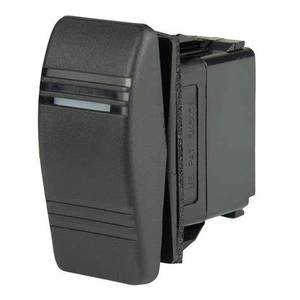 Navigation Interior: BEP SPDT Contura Switch - On/Off/(On), One LED 12/24V