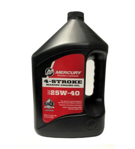 Oil Lube Grease: Mercury - 25w40 4 Stroke 3.78L
