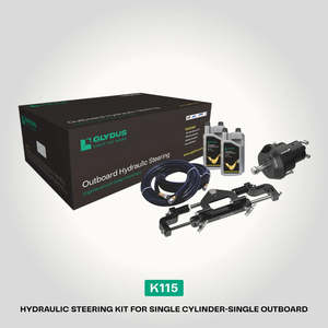 Steering: Hydraulic Steering kit for Single Outboard upto 115 HP