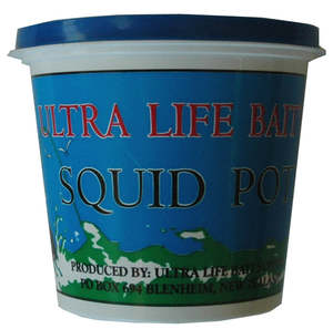 Salt Ice Bait: Ultralife Salted Squid Pot - 380ml