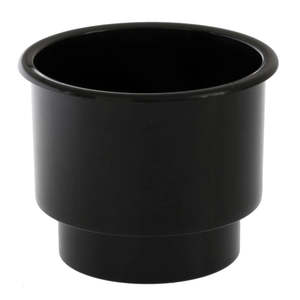 Wilco Double Recessed Drink Holder Black