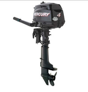 Mercury Engines: Mercury 4hp 4-Stroke Long Shaft (MLH) 20" Outboard