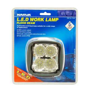 Lighting 1: 9-64V LED Work Lamp Flood Beam