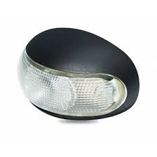 Lighting 1: LED White Front Pos/End Outline Lamp Black Housing 2.5m Cable