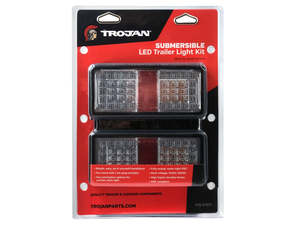 Lighting 1: Rectangular LED Multi Volt Submersible Combination Light Kit