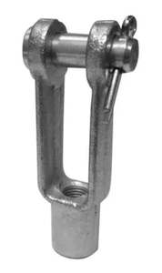 Multiflex Forged Clevis – Plated Steel 3/16”x 3/16” Pin