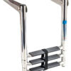 Hull Accessories: 3 Step Gudgeon Mount Ladder. Top Mount 316 Stainless Steel