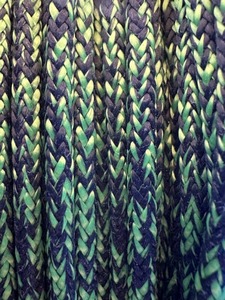 Sailing Ropes Lines: Ultima Dinghy Control Line 4mm - Green / Black Fleck