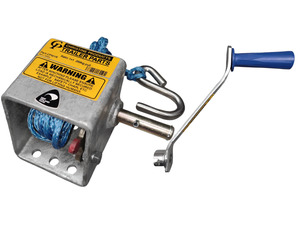 Trailer Rollers Snubbers: 260kg Capacity Boat Trailer Winch 1:1 Ratio with Rope