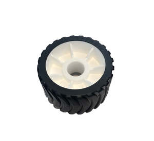 Trailer Rollers Snubbers: Wobble Roller CV 26 / 130 White and Black
