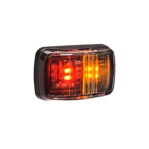 Trailer Electrical: Narva 12V Red/Amber Side Marker Lamp