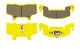 DeeMaxx Yellow Ceramic Brake Pads x4