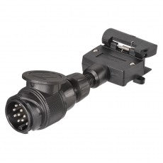 Rv Campervan: Narva Trailer Socket 13 Pin Euro Round - 7 Pin Flat - 82285BL