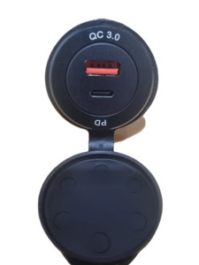 Tallon USB-C and USB Ports - Round 3.1 Amp