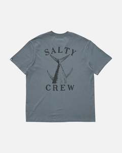 Salty Crew Vintage Tail Classic SS Tee in Storm