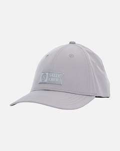 Salty Crew Apex Elastic 6-Panel Cap in Grey