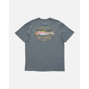 Clothing Apparel: Salty Crew Trout Mount Premium Short Sleeve Tee - Storm