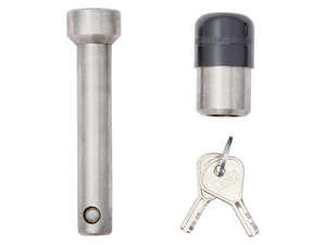 Trailer Parts: Trojan Locking Stainless Steel Hitch Pin - 16x65mm