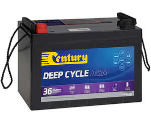 Batteries Accessories: Century C12-120XDA Deep Cycle AGM Battery suitable for RV