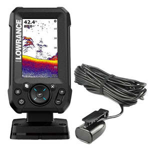 Lowrance Eagle 4x Fishfinder with Bullet Skimmer Transducer