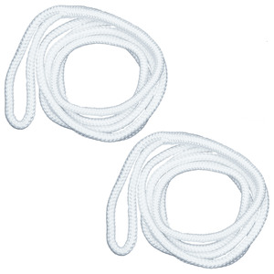 Grand Pacific Double Braid Fender Lines 8Mm X 1.8M (2-Pk) White