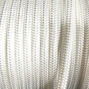 Ropes Lines: 18mm Polyester Yachting Double Braid - White