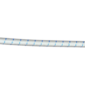 2mm Shock Bungy Cord White with Blue Fleck