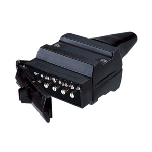 Trailer Parts: Narva Trailer Plug - 12 Pin Flat Male
