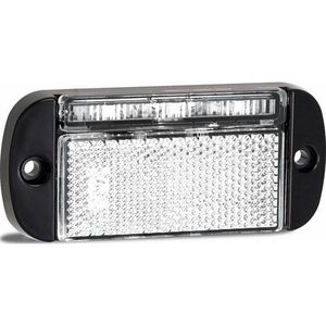 LED Autolamps Front End Outline Marker with White Reflector 44WMEB